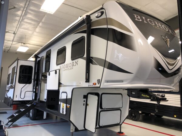 North Trail Recreational Vehicle indoors