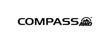 Compass AWD Logo in black color on white